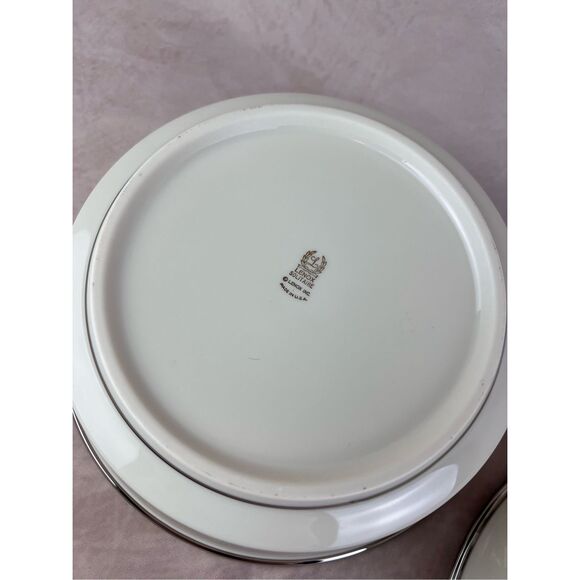 Lenox Solitaire 9 1/4" Round Vegetable Salad Serving Bowl Set of 2 - Picture 8 of 10